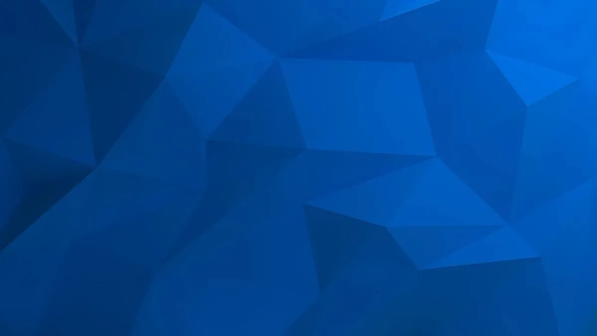Background Powerpoint xanh dương với hình khối bắt mắt