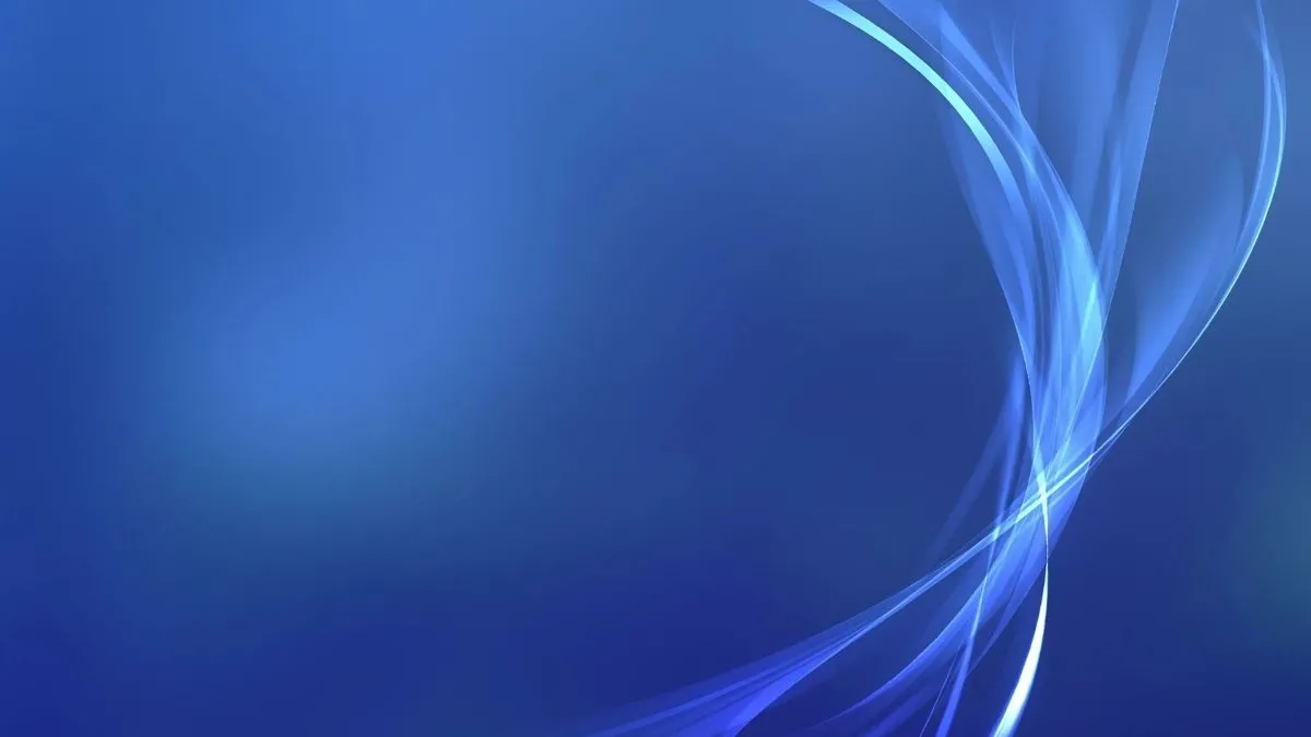 Background kết thúc Powerpoint xanh dương đậm