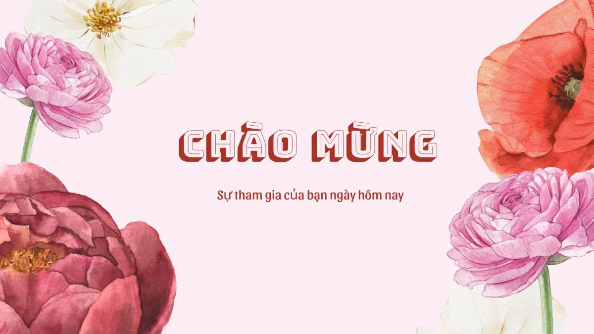 Tải hình nền hoa lá đẹp cho slide Powerpoint thêm phần cuốn hút