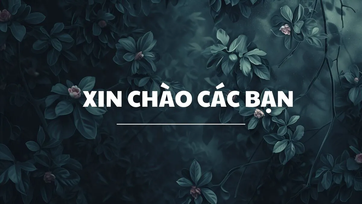 Gợi ý hình ảnh hoa lá thu hút cho slide mở đầu Powerpoint