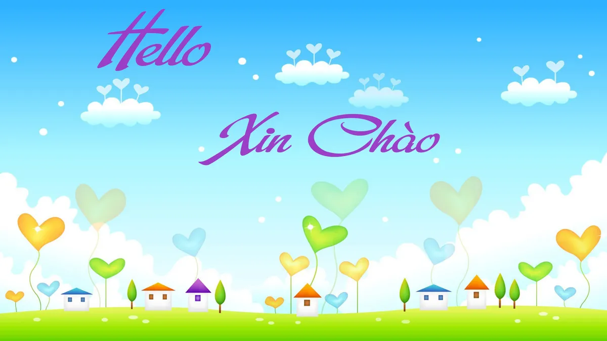 Background Powerpoint intro cute 4K với hình ảnh sống động