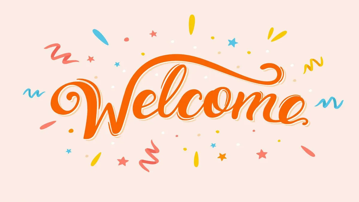 Hình nền slide welcome Powerpoint với không gian trống cho chữ