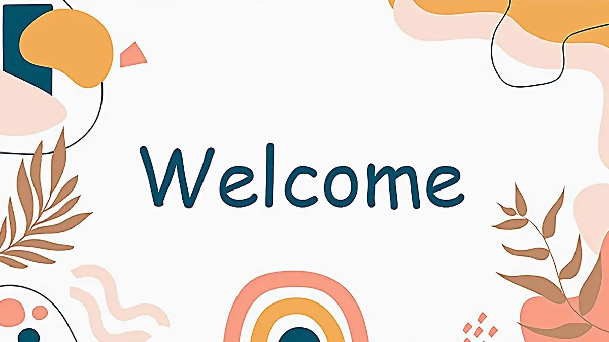 Tải ảnh nền welcome cho mở đầu bài thuyết trình chuyên nghiệp