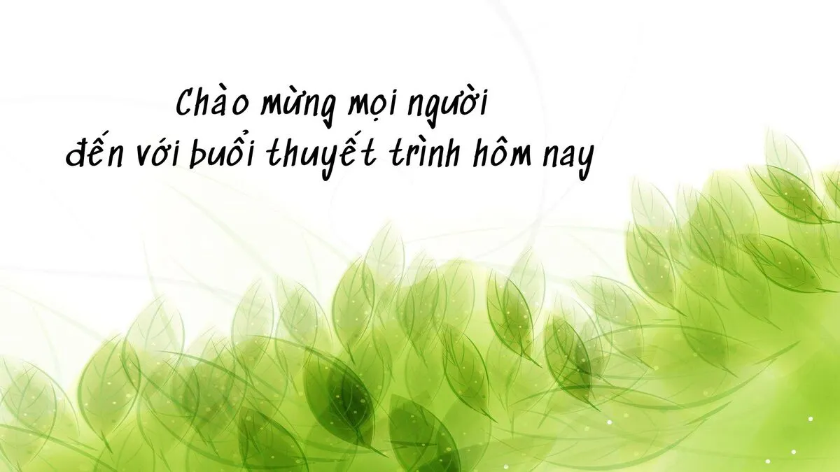 Bộ sưu tập hình nền hoa lá slide mở đầu Powerpoint đẹp, thu hút