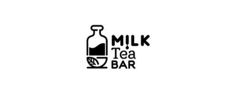 Mẫu logo ly trà sữa đẹp mát lành dễ chịu