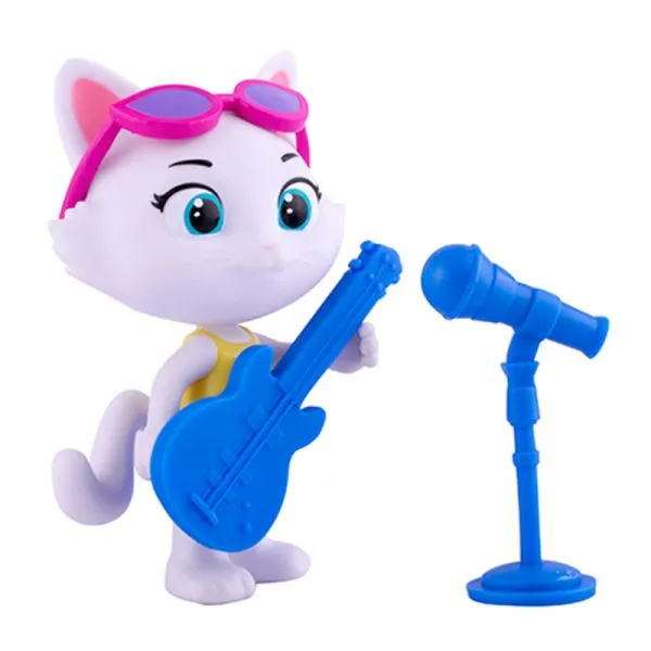 Đồ chơi Milady mèo hoạt hình với guitar bass