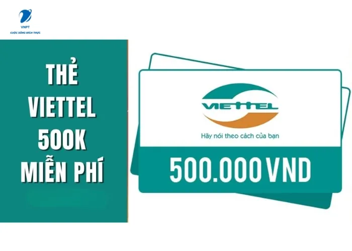 Thẻ cào Viettel mệnh giá lớn đang được tìm kiếm miễn phí