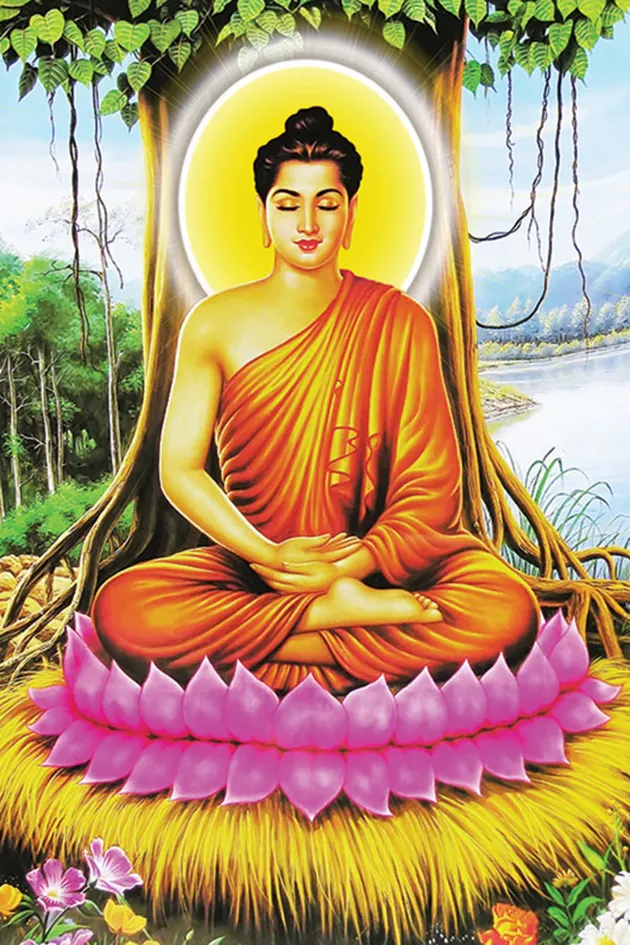 Ảnh Phật Tổ với chi tiết tinh xảo, tôn vinh lịch sử và truyền thống Phật giáo