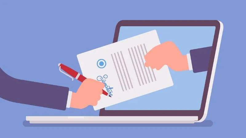 Một người đang đọc và nghiên cứu tài liệu trên máy tính, tượng trưng cho việc khai thác thông tin từ 123doc một cách thông minh và có trách nhiệm