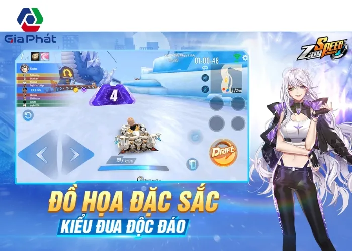 Hình ảnh xe đua đẳng cấp trong acc Zing Speed Mobile được bán tại shop