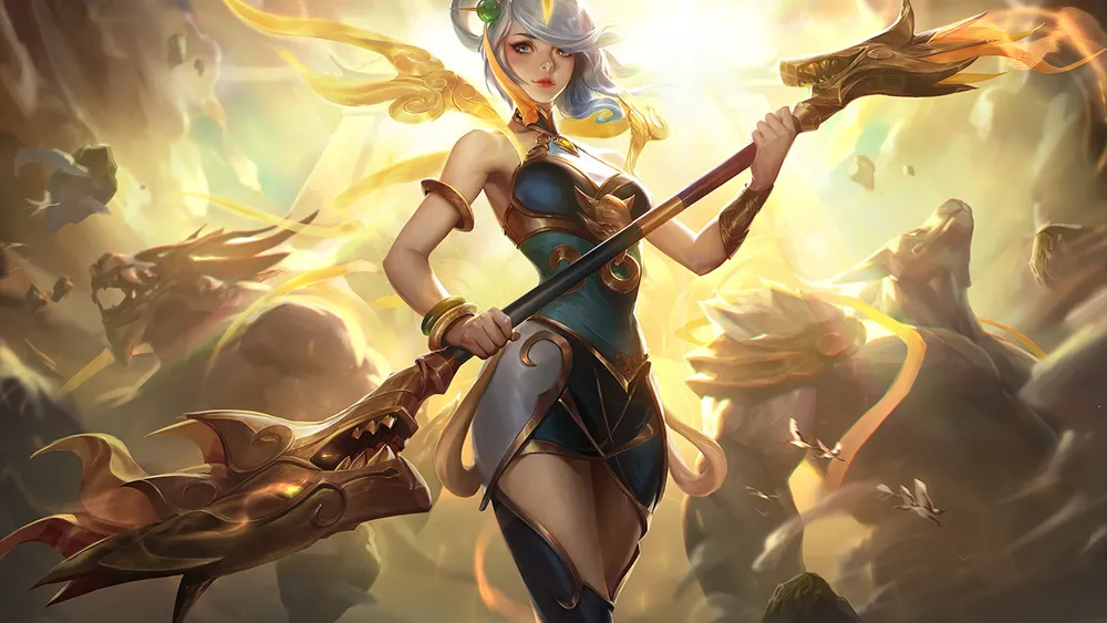 Garen - Sức Mạnh Demacia, hình nền LMHT 4K mạnh mẽ
