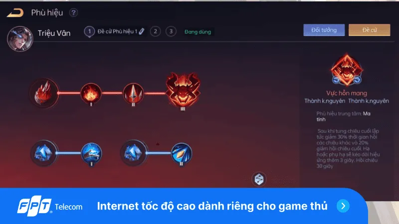 Phù hiệu Ma Tính giúp Triệu Vân gây sát thương bùng nổ trong giao tranh
