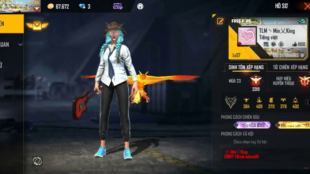 Danh sách tài khoản Free Fire miễn phí đăng nhập Google mới nhất