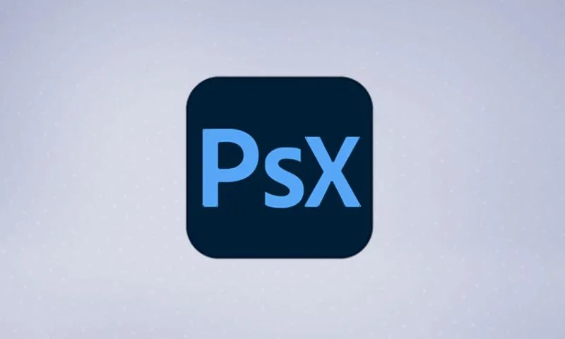Giao diện ứng dụng Adobe Photoshop Express với các công cụ chỉnh sửa ảnh chuyên nghiệp trên điện thoại.