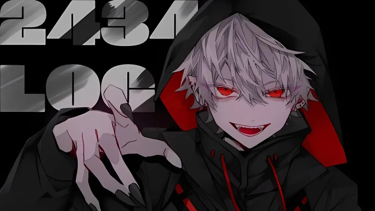 Anime nam ngầu với mái tóc đen bí ẩn