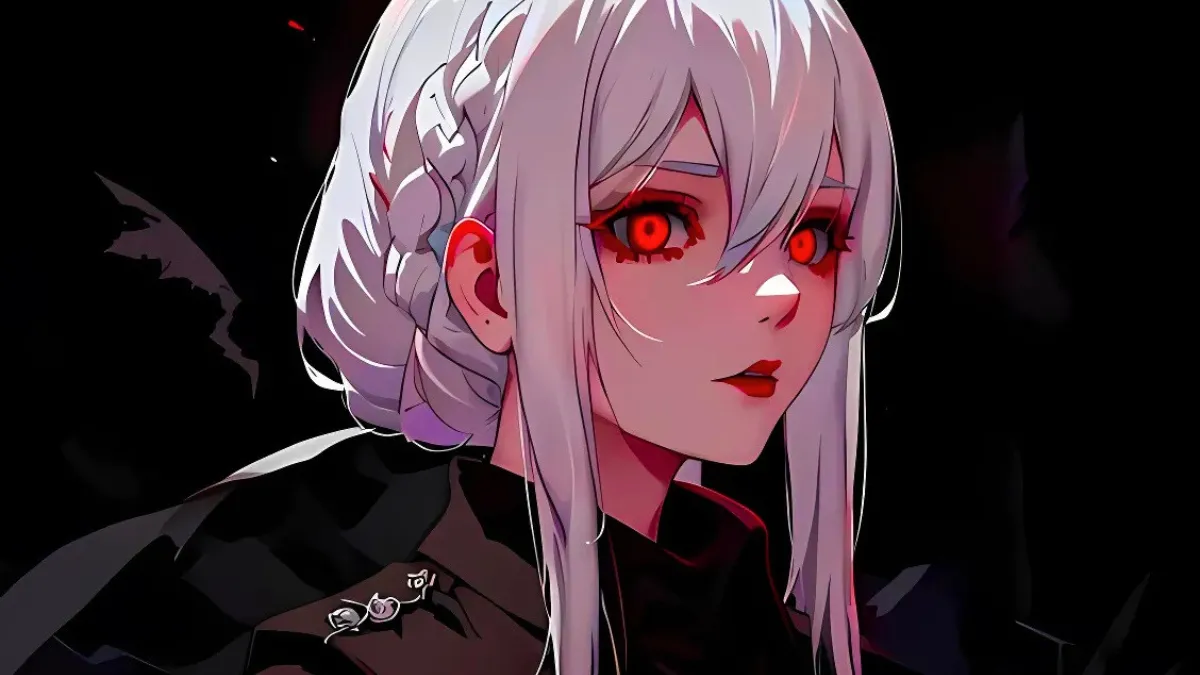 Anime nữ quyến rũ với đôi mắt cuốn hút