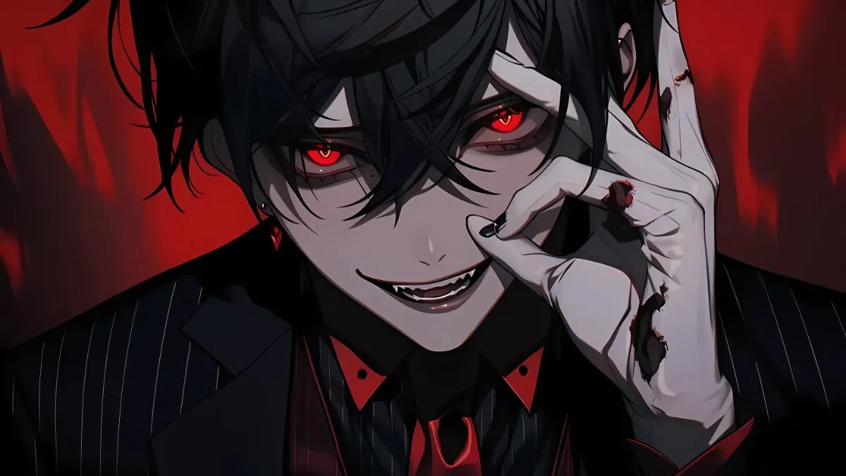 Hình ảnh anime nam ngầu với phong thái bất cần