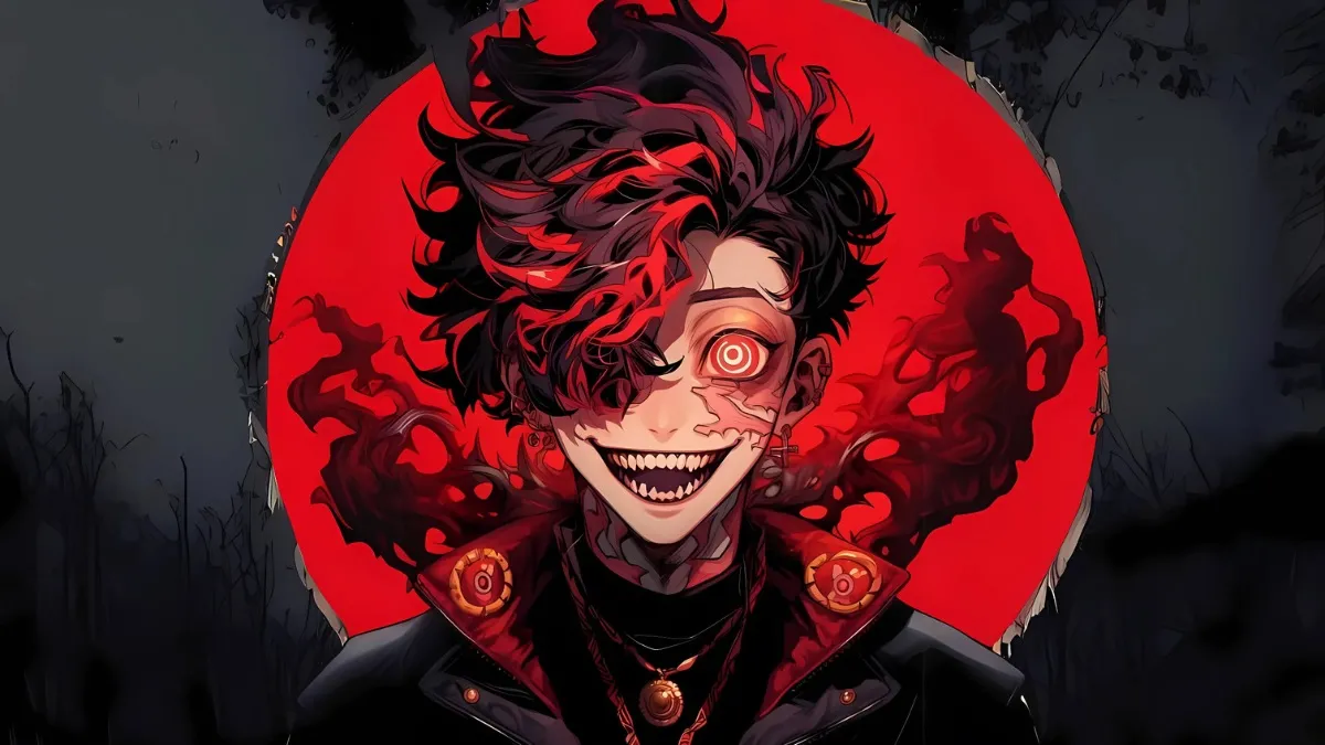 Hình anime nam ngầu lòi đầy bí ẩn