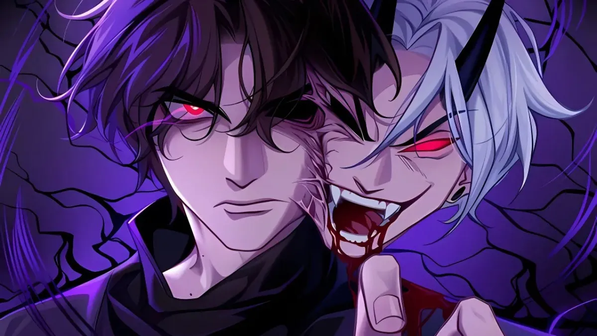 Ảnh anime nam ngầu lòi với đôi mắt đỏ