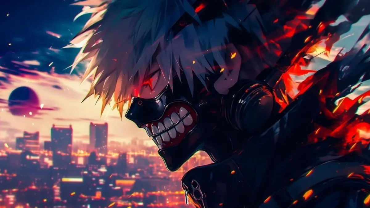 Hình anime nam ngầu lòi phong cách chiến đấu