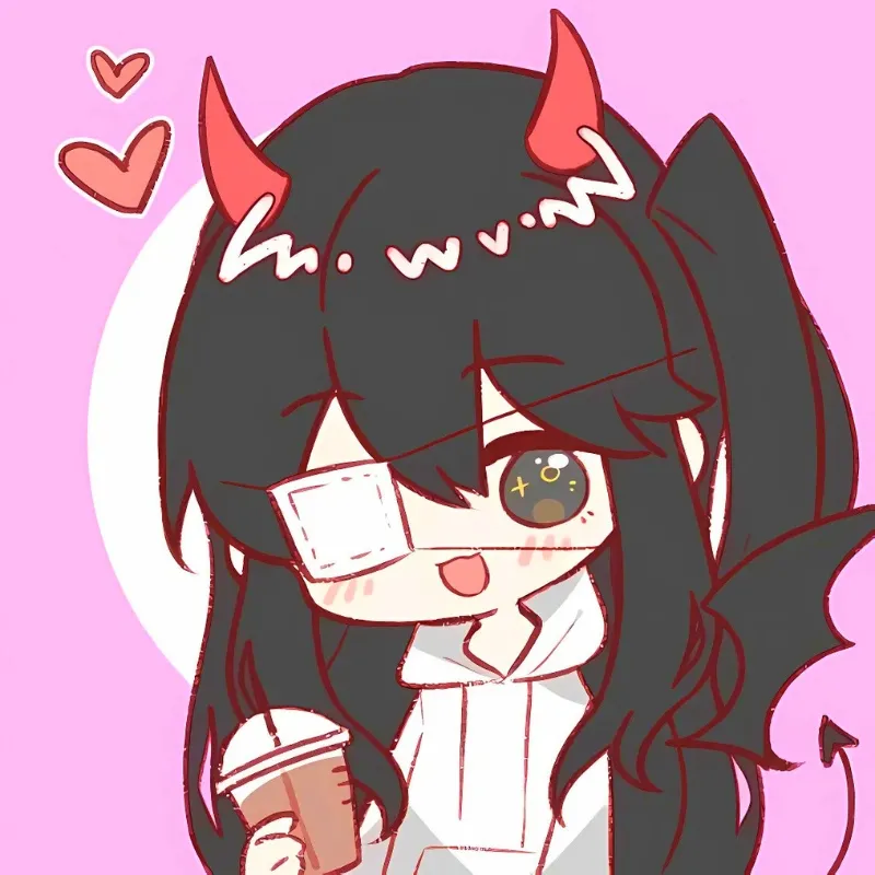 Anime chibi cute với phụ kiện đáng yêu