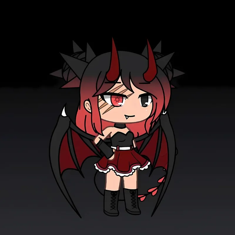 Ảnh anime chibi dễ thương trong trang phục đơn giản