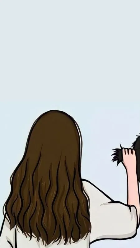 Ảnh avatar hoạt hình thể hiện quyền lực của cô gái (nóc nhà)