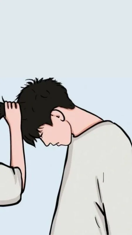Ảnh avatar hoạt hình thể hiện sự chiều chuộng của chàng dành cho nàng