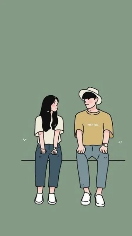 Cặp đôi hoạt hình đi chơi dã ngoại e ấp lần đầu gặp gỡ