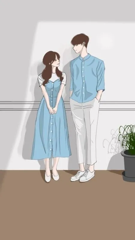 Nét Vintage cho tình yêu couple hoạt hình đáng yêu