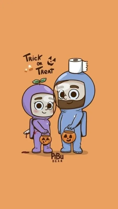 Ảnh hoạt hình: Trick or Treat, cặp đôi tinh nghịch và trêu đùa không nhịn được cười