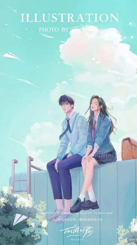 Một buổi chiều chill của cô cậu học trò cùng ước mơ của họ qua nét vẽ Anime