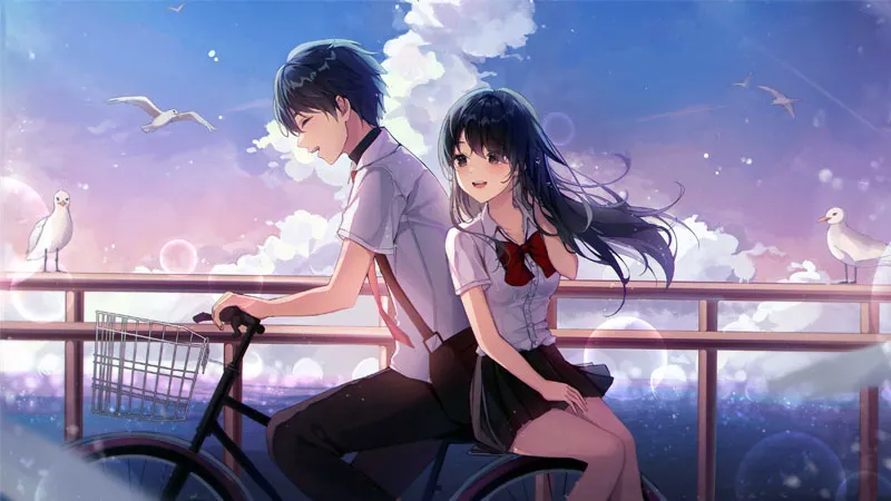avatar anime đôi kẹo ngọt