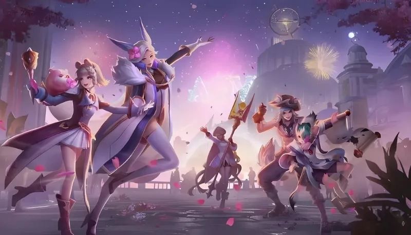 Hình nền anime Liên Quân Mobile 4K với các tướng mạnh mẽ