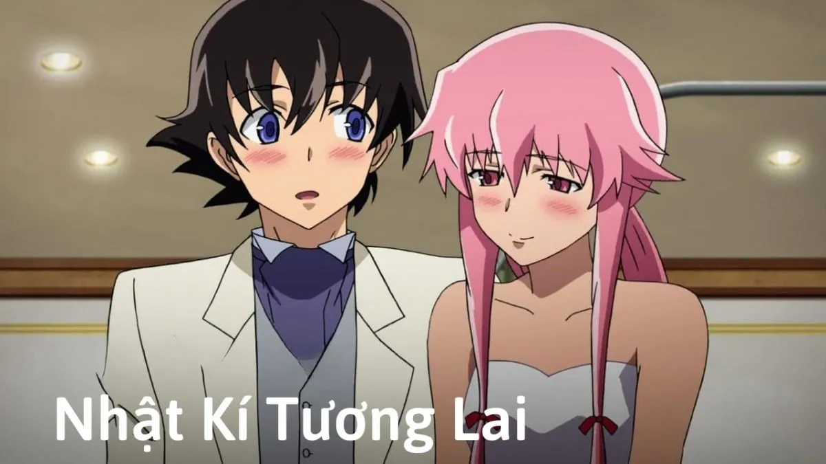 Future Diary: Yuno Gasai với nụ cười bí ẩn, tạo nên ảnh anime kinh dị máu me đặc trưng