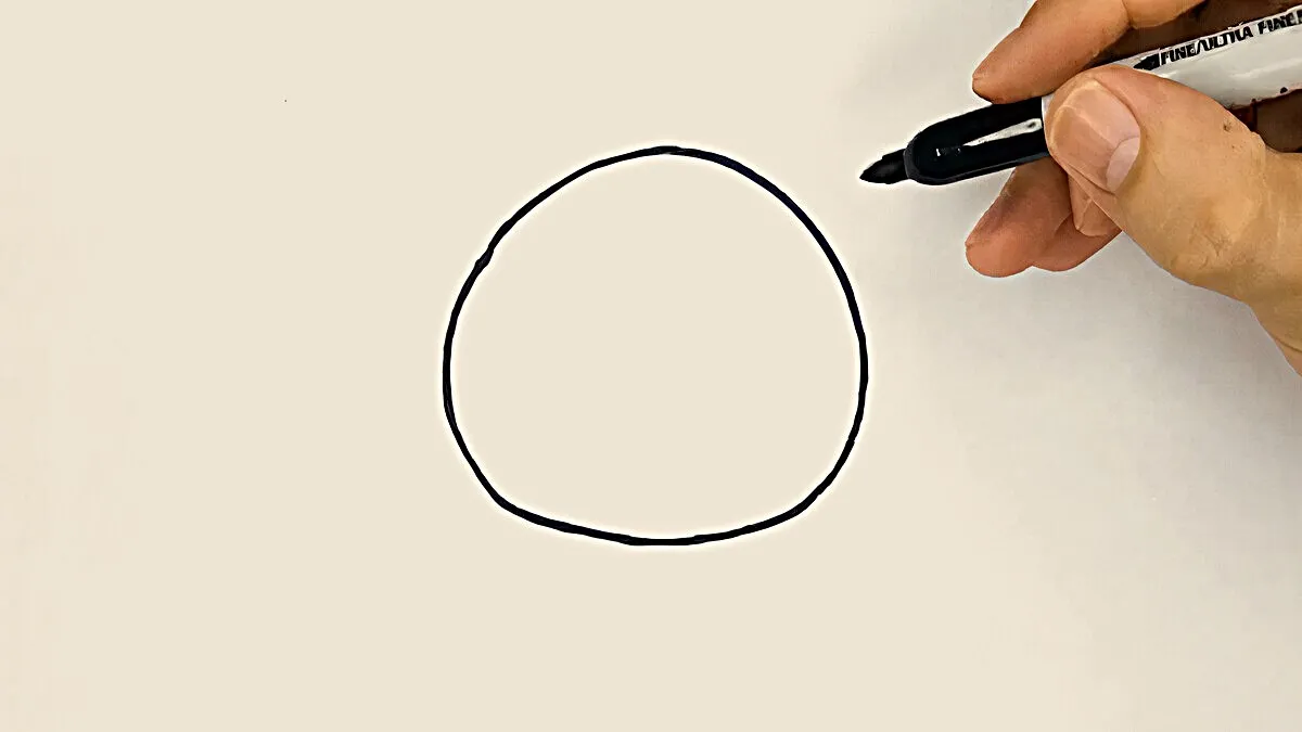 Hình ảnh phác thảo khuôn mặt mèo đáng yêu