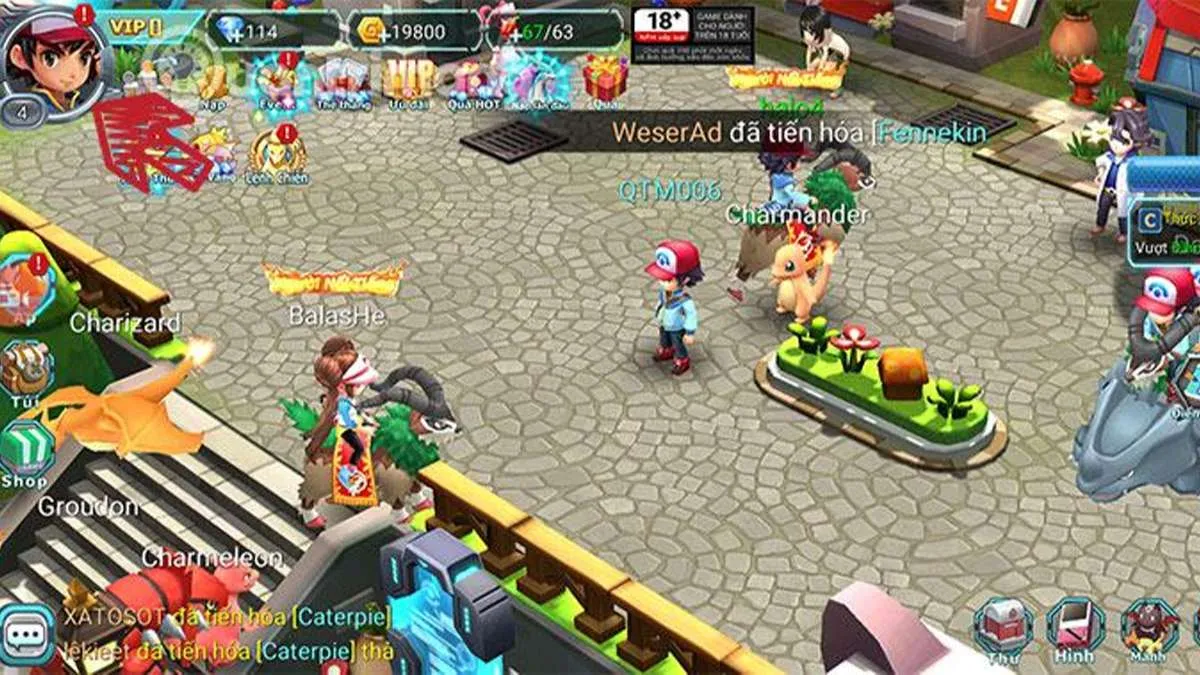Giao diện game Thủ Lĩnh Siêu Thú, nhấn vào avatar để bắt đầu nhập code