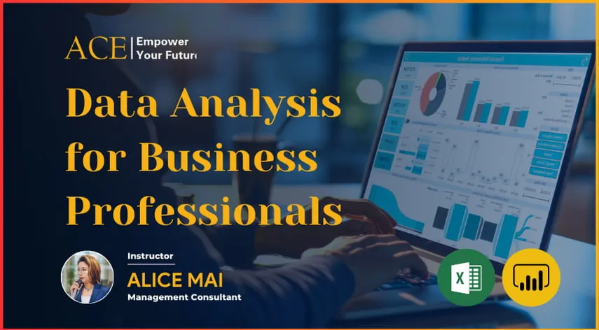 Hình ảnh quảng bá khóa học Data Analysis for Business Professionals của ACE Academy