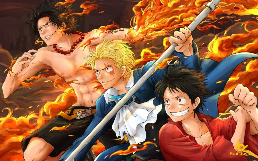 Hình ảnh Ace, Sabo và Luffy