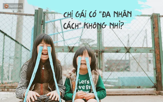 Hình ảnh chị em gái cãi nhau rồi lại ôm hòa, thể hiện tình cảm đặc biệt