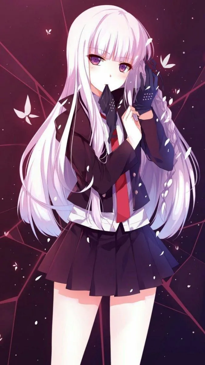 Hình nền anime ngầu cho điện thoại nhân vật nam với áo choàng đen