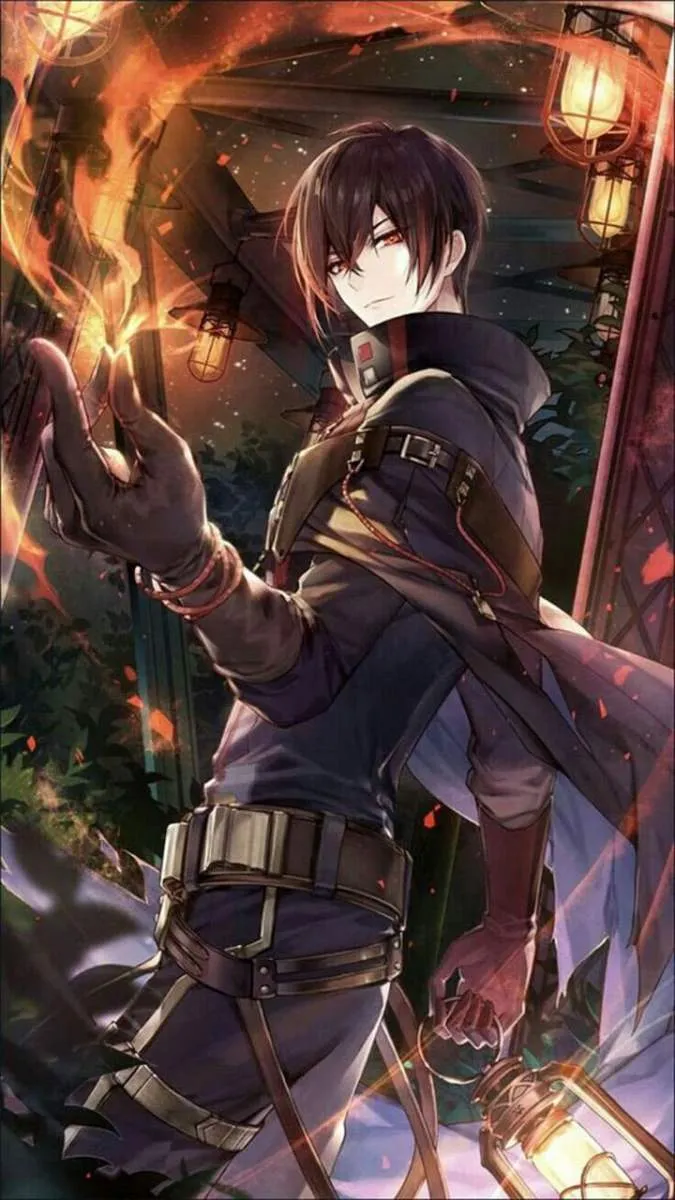 Hình nền anime cute cho điện thoại cô gái với nụ cười trong sáng