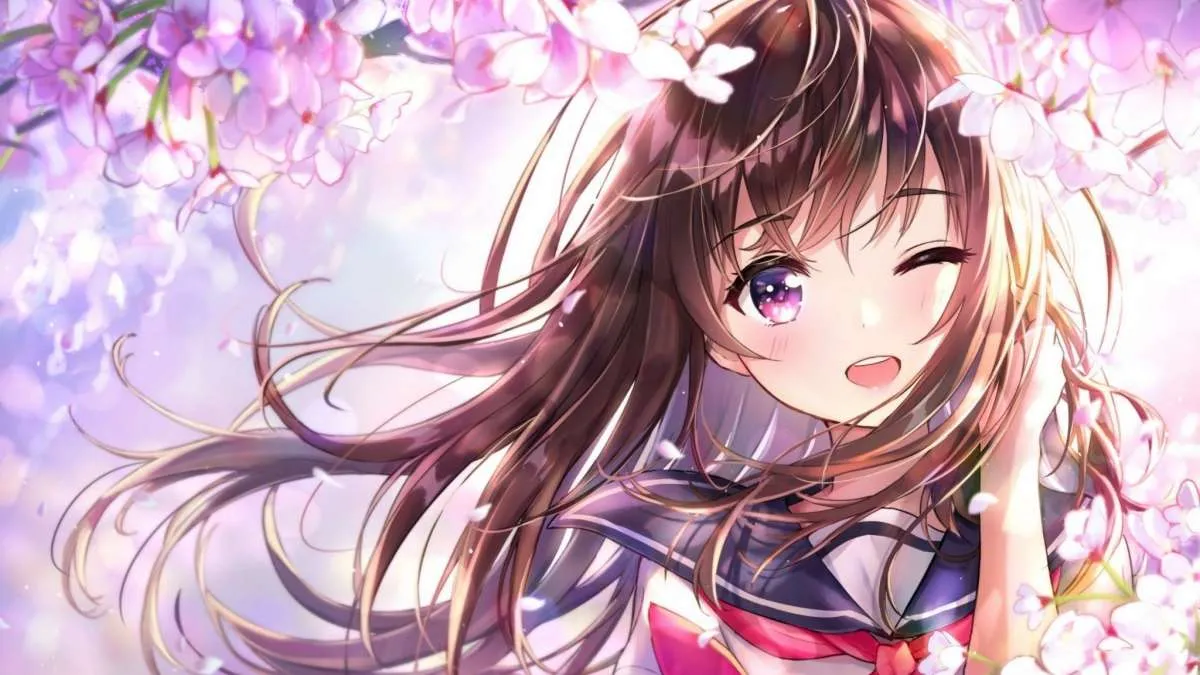 Ảnh anime 4K phong cảnh thành phố về đêm tuyệt đẹp cho máy tính