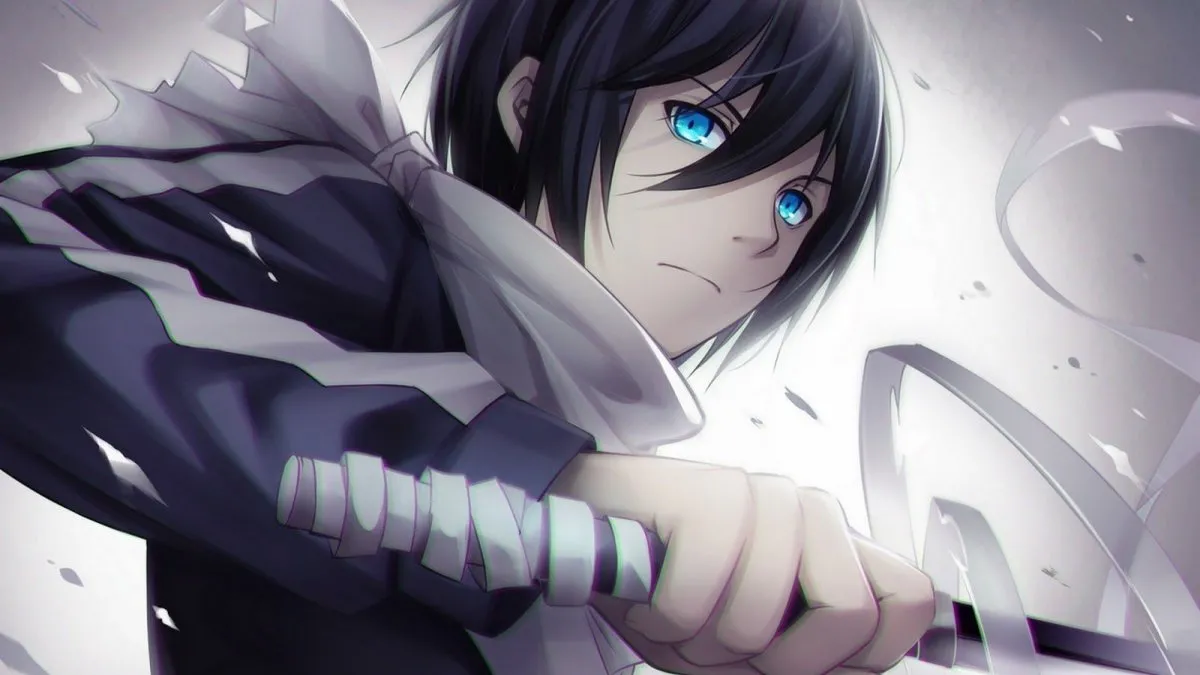 Ảnh anime 4K phong cảnh nông thôn yên bình với cánh đồng lúa chín