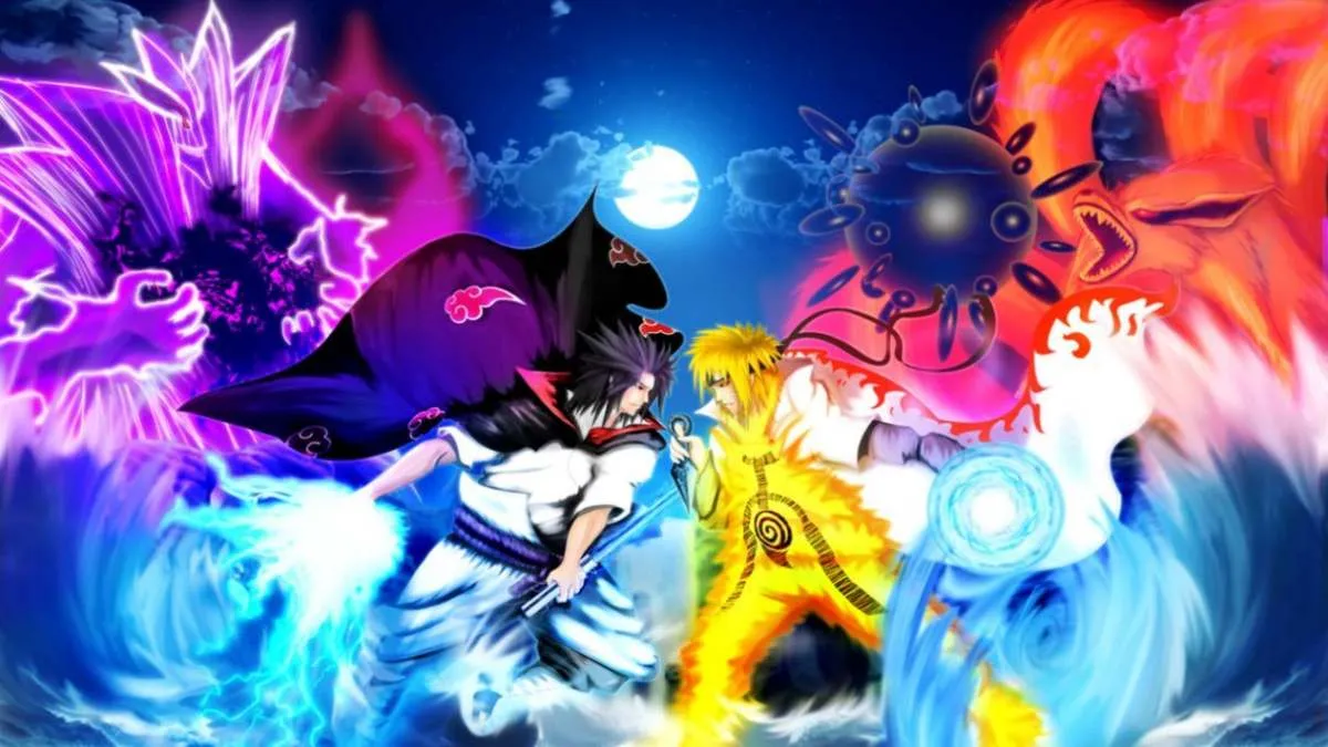 Ảnh anime 4K laptop cô gái ngồi trên cành cây cao ngắm bầu trời