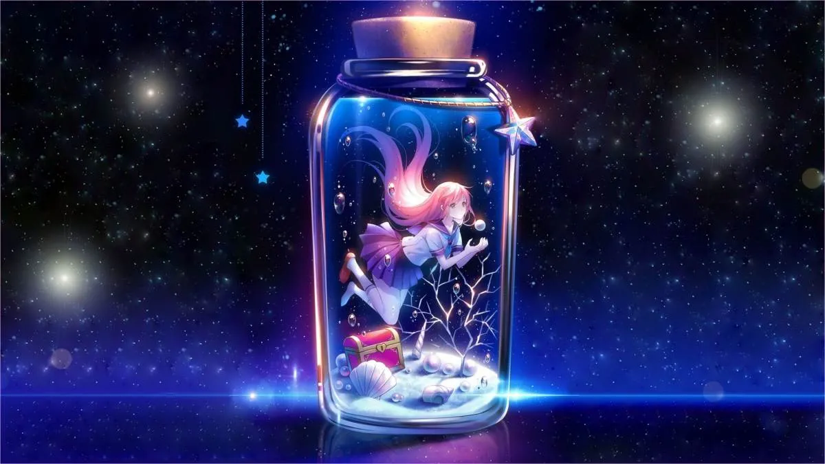 Ảnh anime 4K PC nhân vật nam với nụ cười bí ẩn