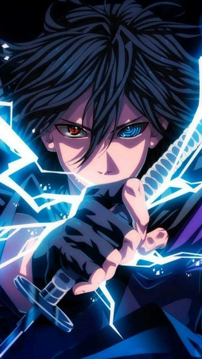 Hình nền anime ngầu cho điện thoại cảnh đô thị về đêm với nhân vật bí ẩn