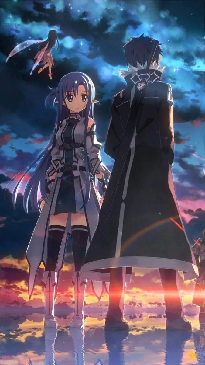 Hình nền anime ngầu đẹp cho điện thoại nhân vật nam với nụ cười nham hiểm