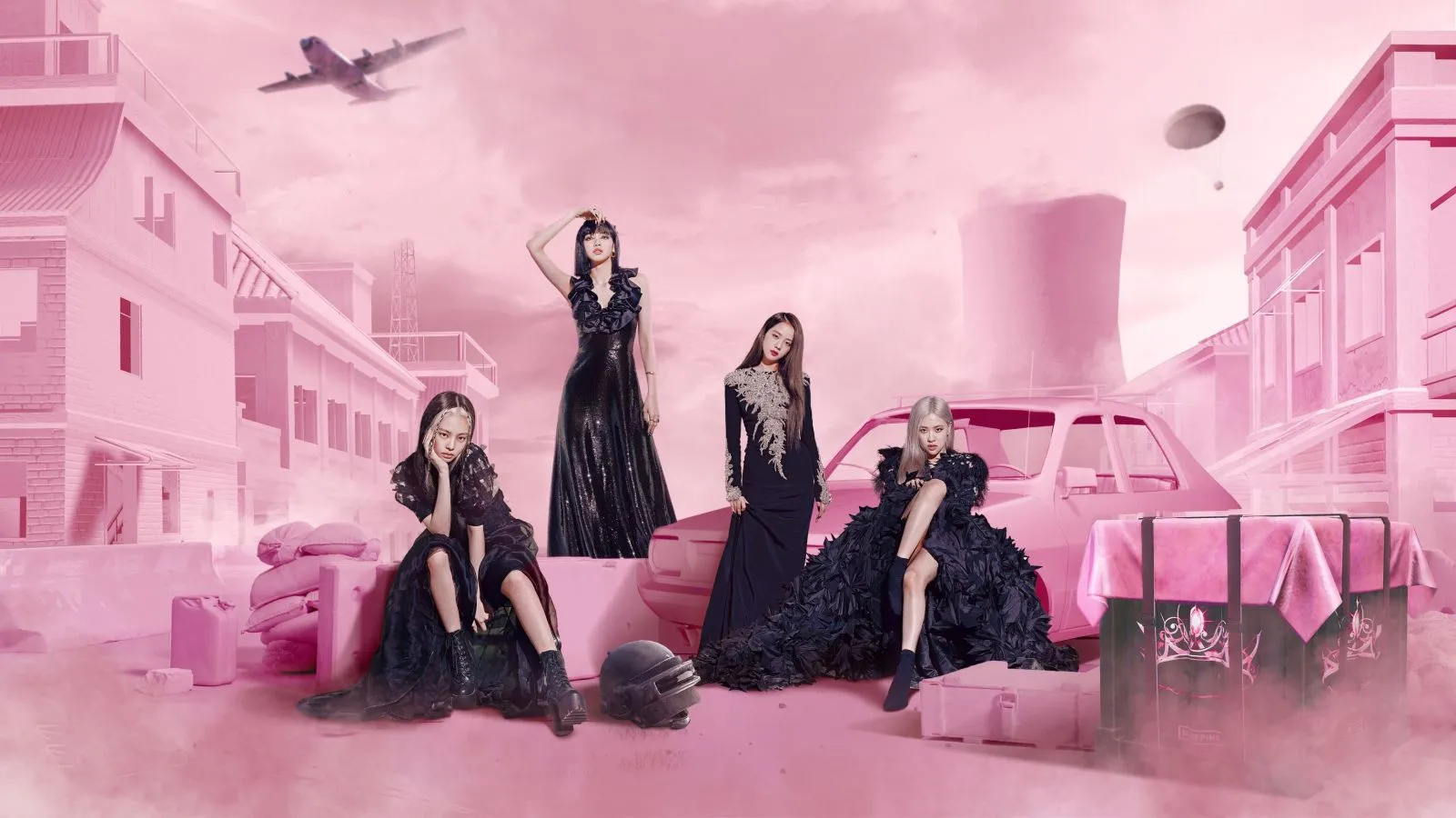 Blackpink trong trang phục biểu diễn nổi bật