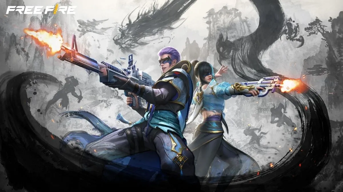 Hình nền Free Fire 3D đẹp cho máy tính với nhân vật đang tạo dáng